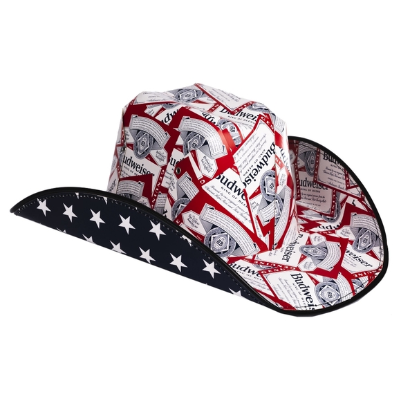 Budweiser Bud Light Cowboy Hat - Picture 1 of 3